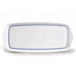 Podnos 35 cm OPAL ČIPKA MODRÁ